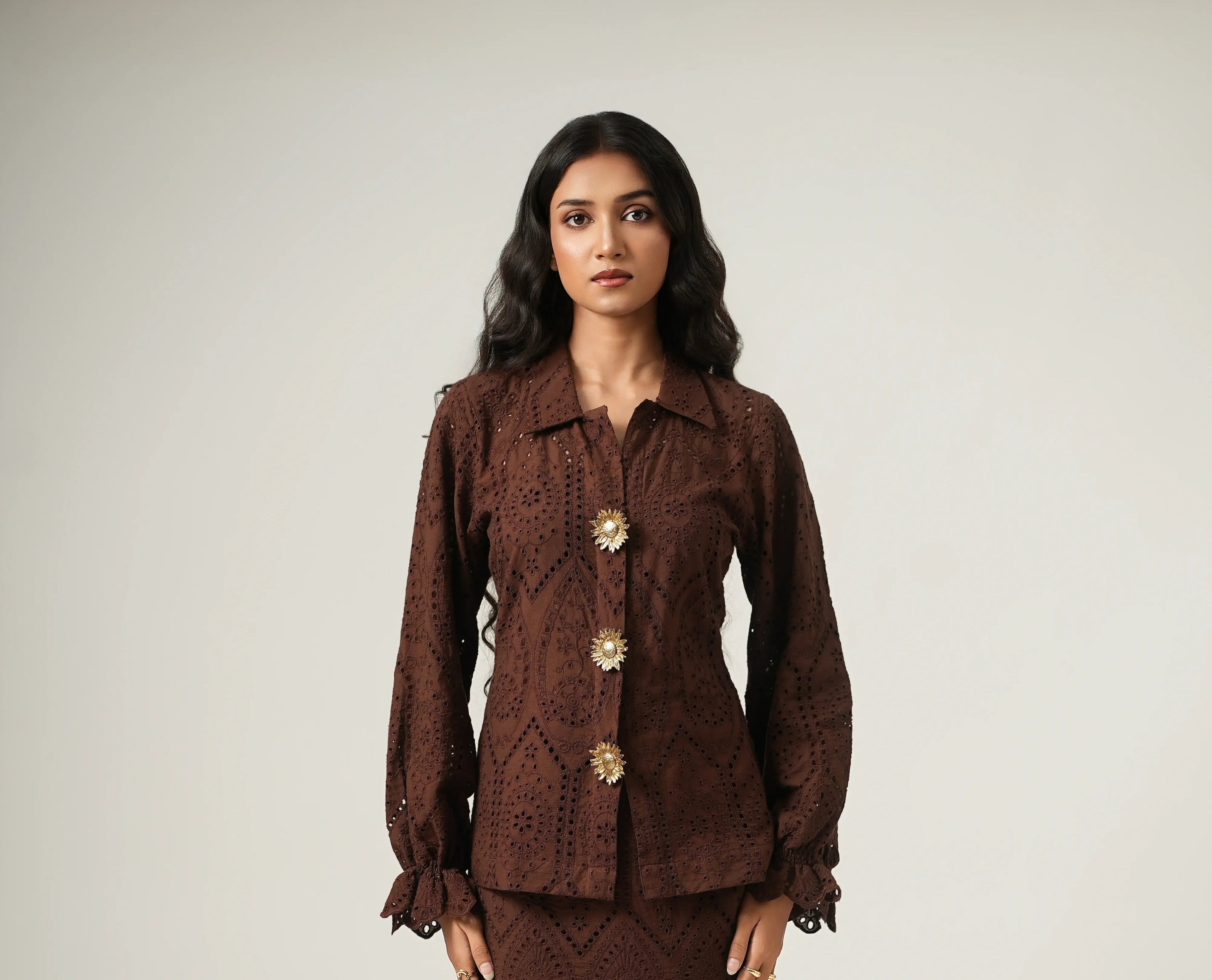 COCOA EMBROIDERED SHIRT