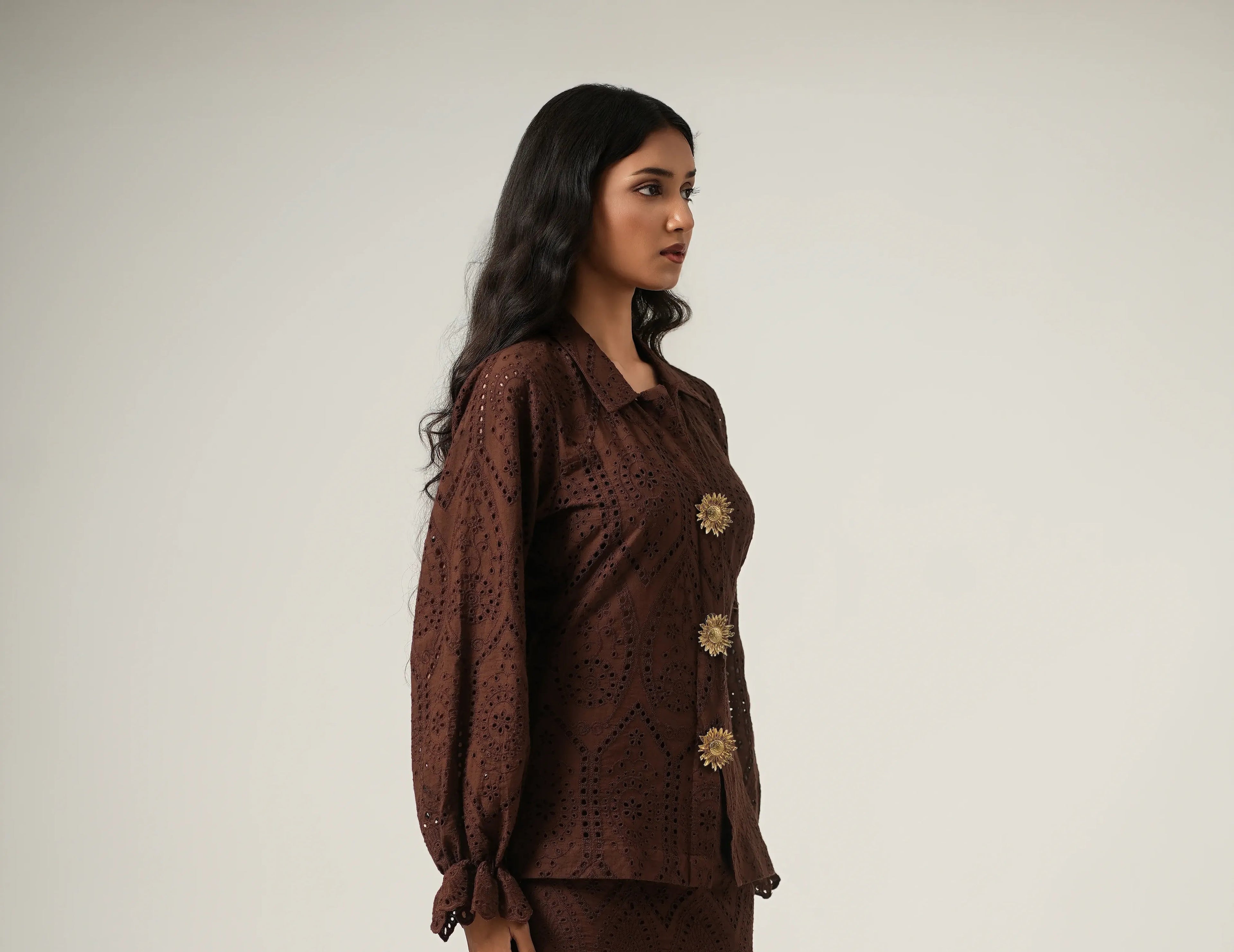 COCOA EMBROIDERED SHIRT