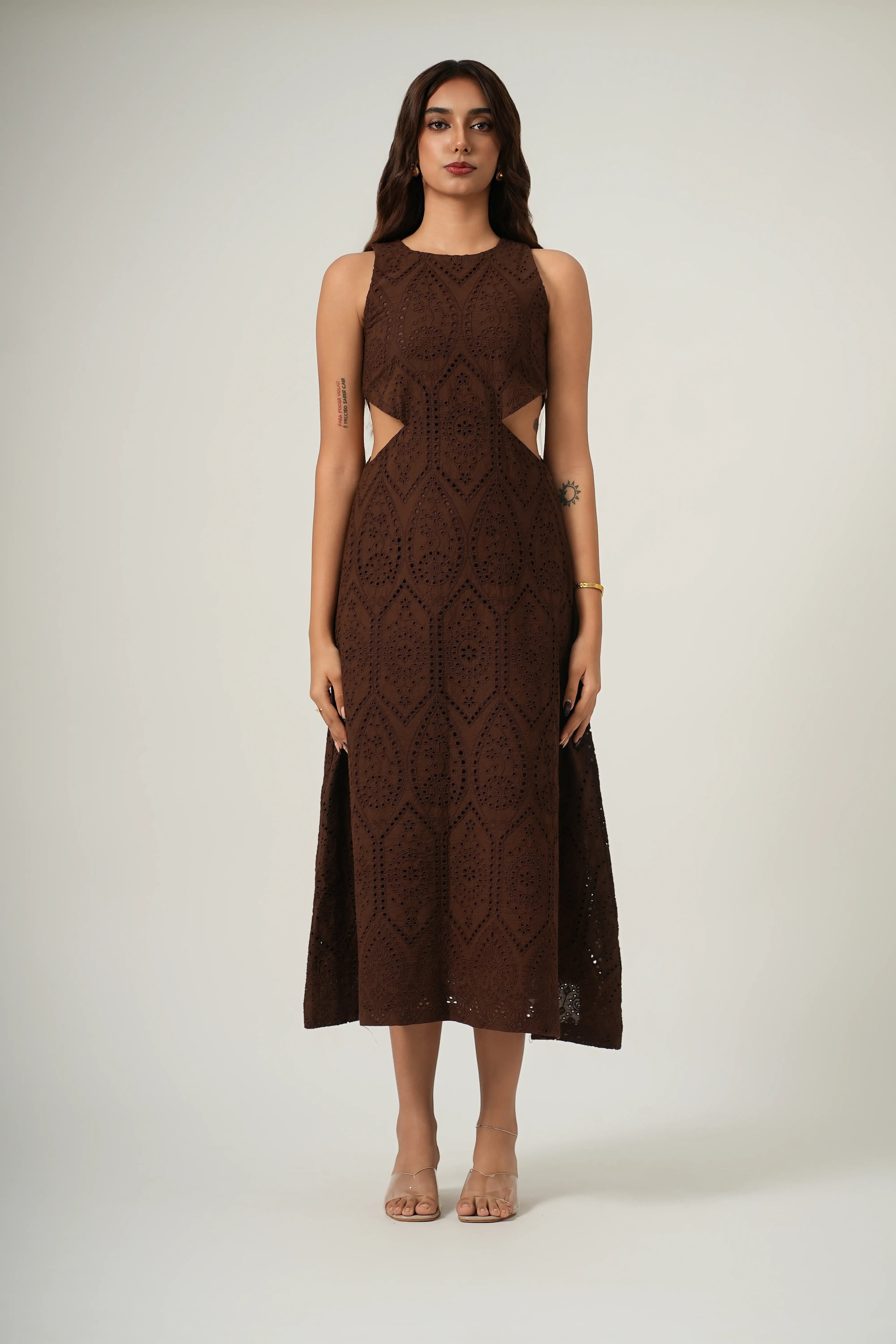 COCOA CUT-OUT DRESS