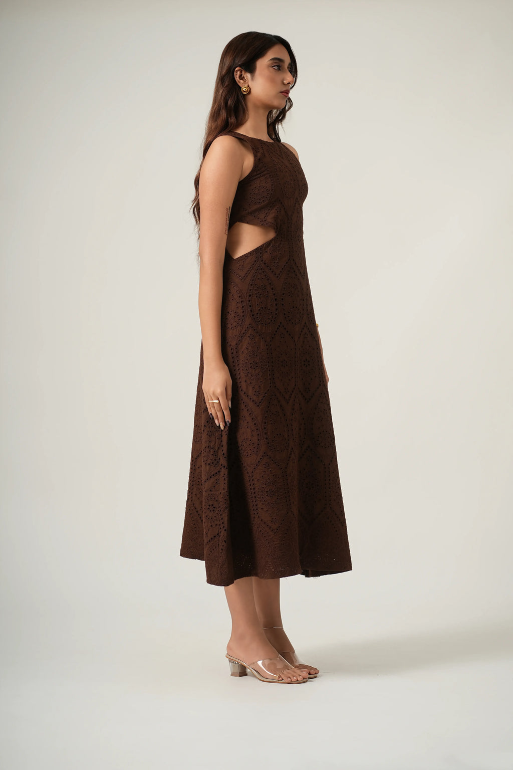 COCOA CUT-OUT DRESS
