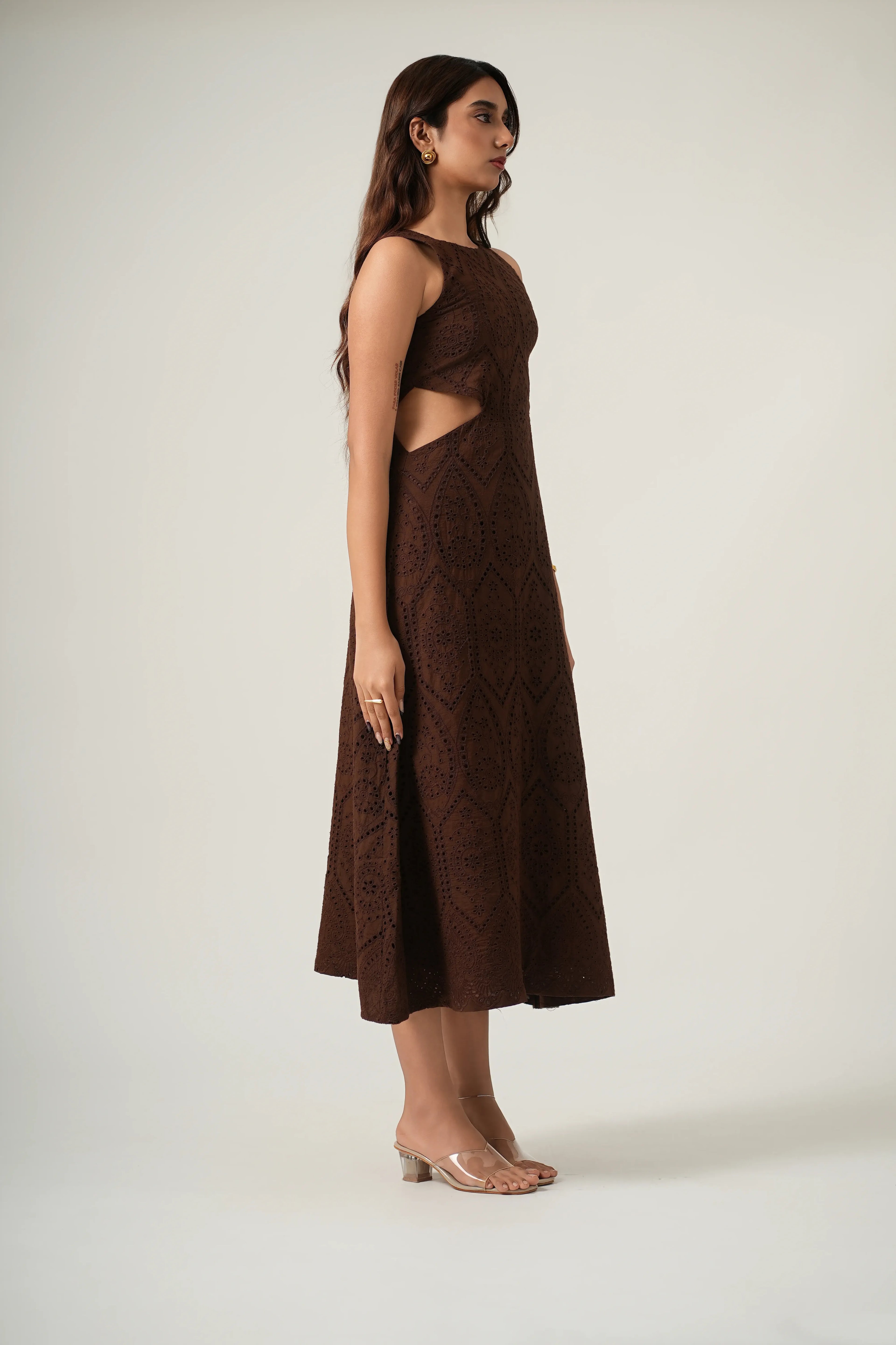 COCOA CUT-OUT DRESS