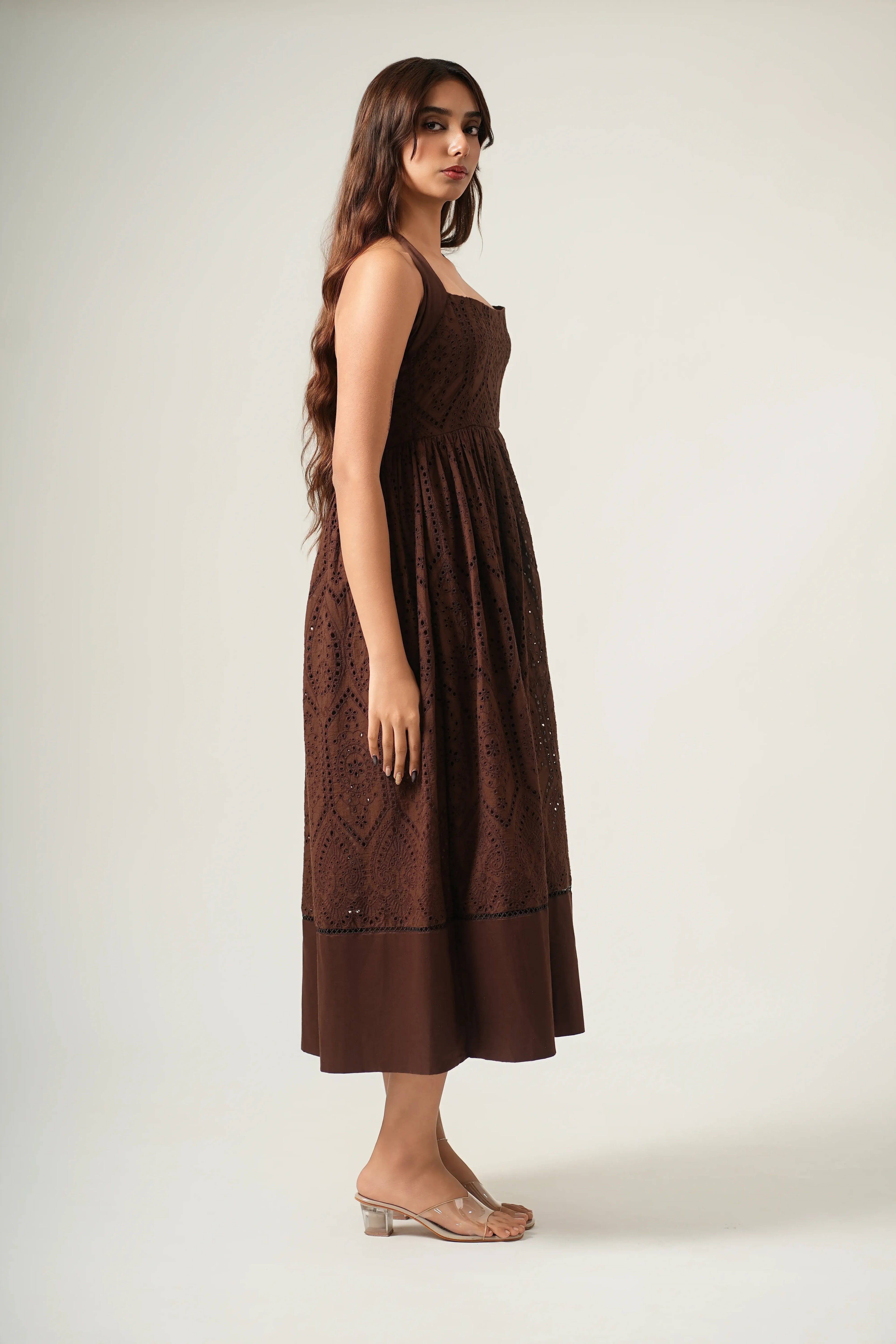 COCOA HALTER DRESS