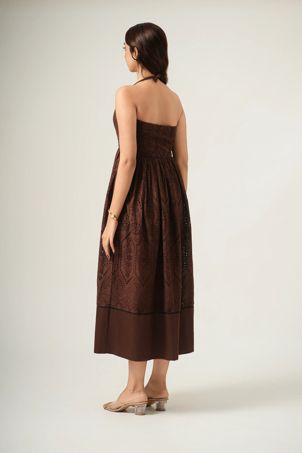 COCOA HALTER DRESS